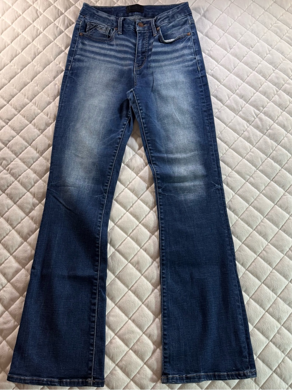 Buckle Black Fit No. 93 Tailored Bootcut Jeans Mid Rise Blue Stretch 26x32